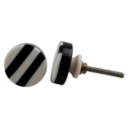 Stripe Bone Knob